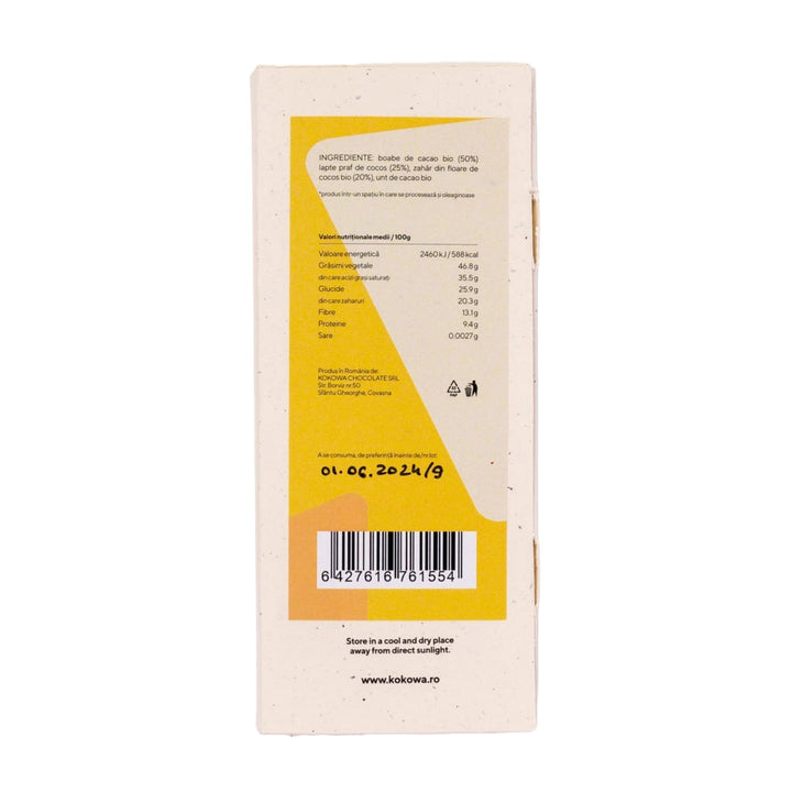 Chocolate with Coconut Milk 50%, 60g