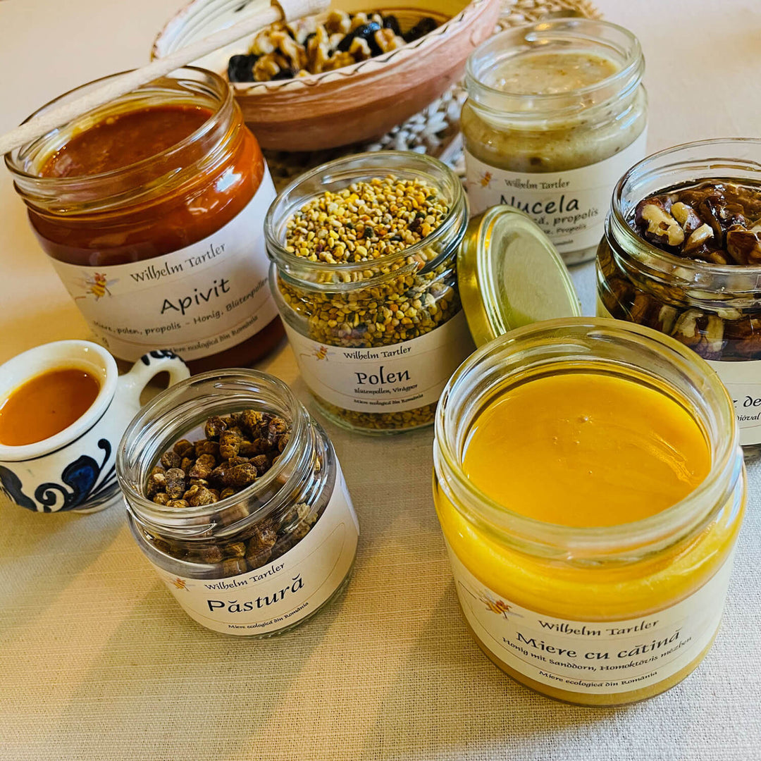 Miere cu Nucă și Propolis, BIO 220g/ 440g