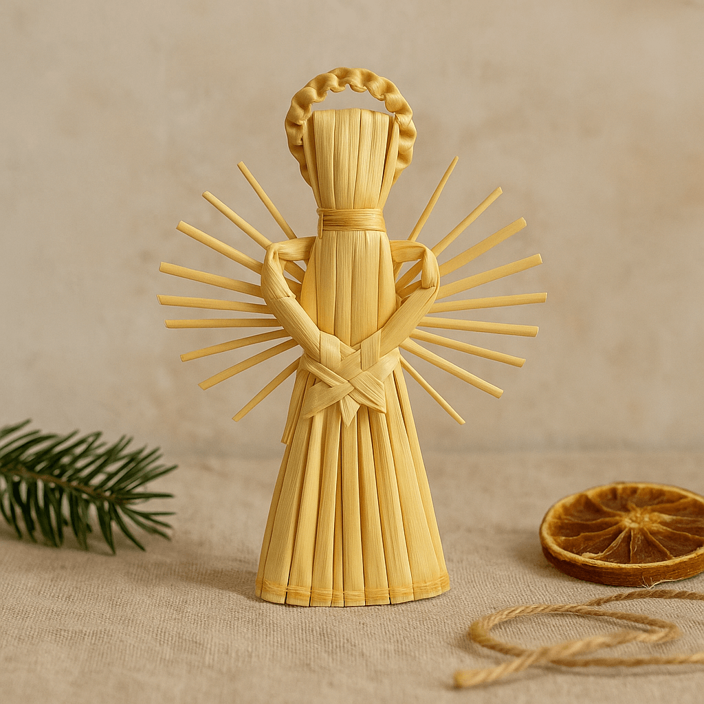 Straw Angel Decoration