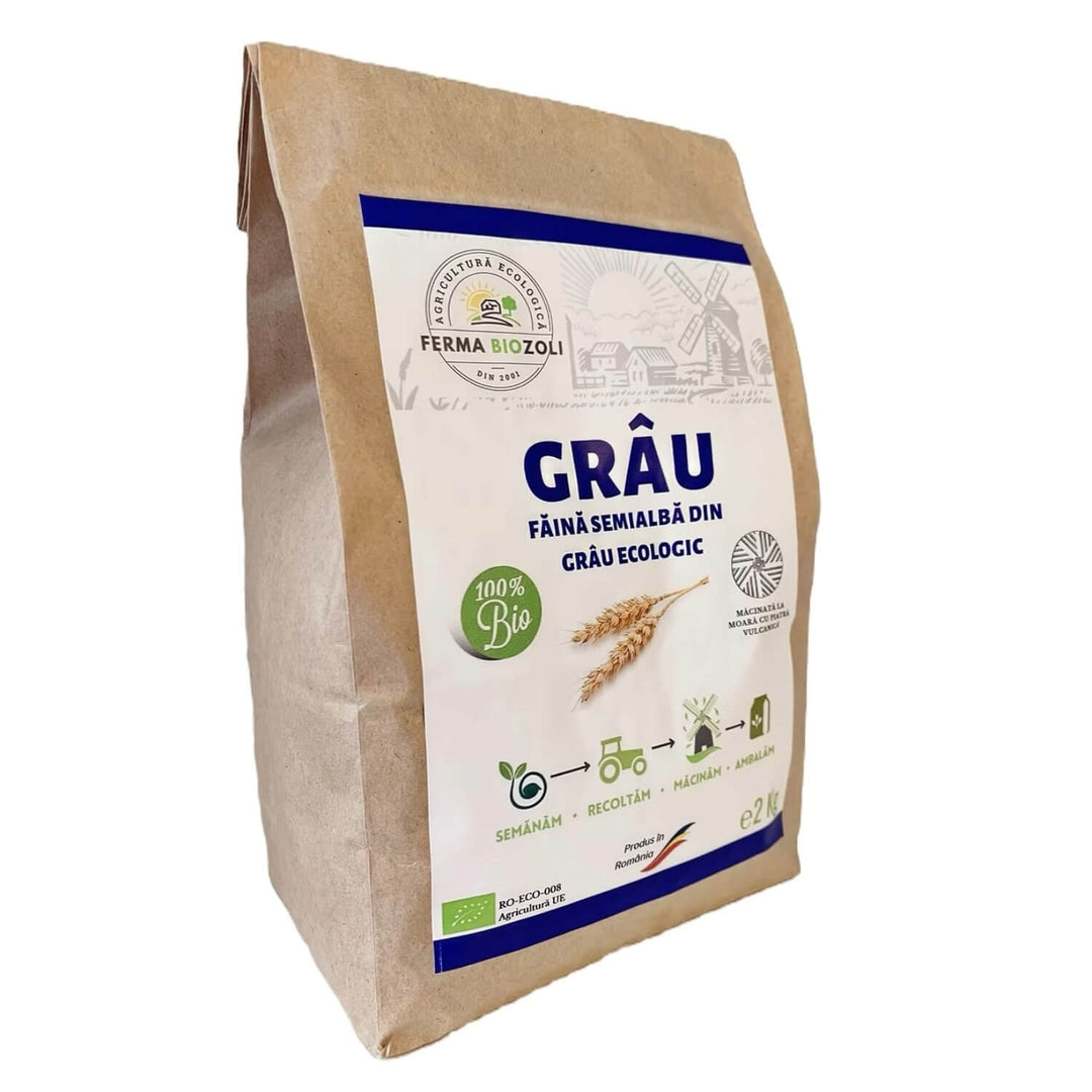 Organic Semi-White Wheat Flour 2kg