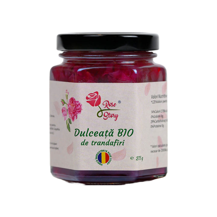 Organic Damask Rose Jam 275g