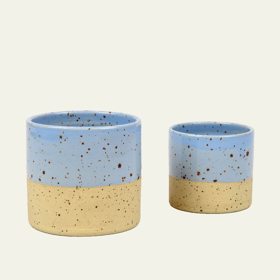 Viscri Blue Cappuccino & Espresso Cup