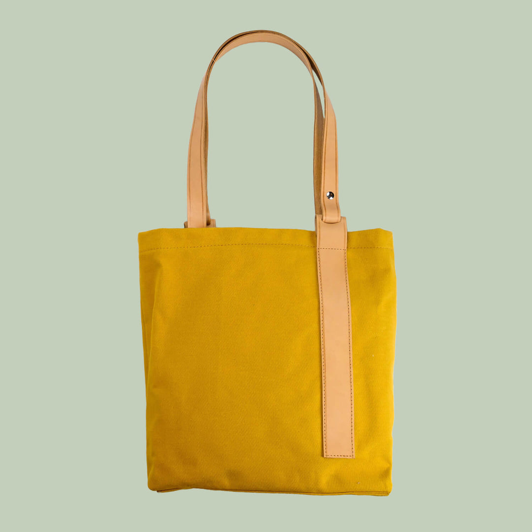 Canvas Leather Tote