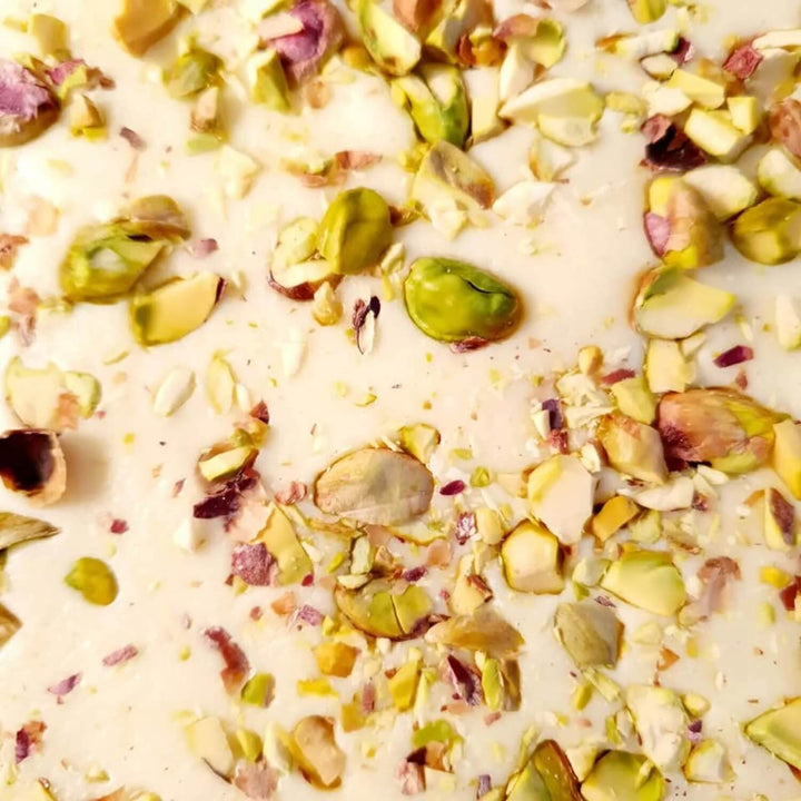 Homemade White Chocolate with Lemon & Pistachios