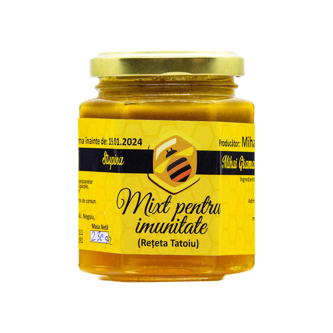 Raw Honey, Royal Jelly, Pollen & Propolis 250g