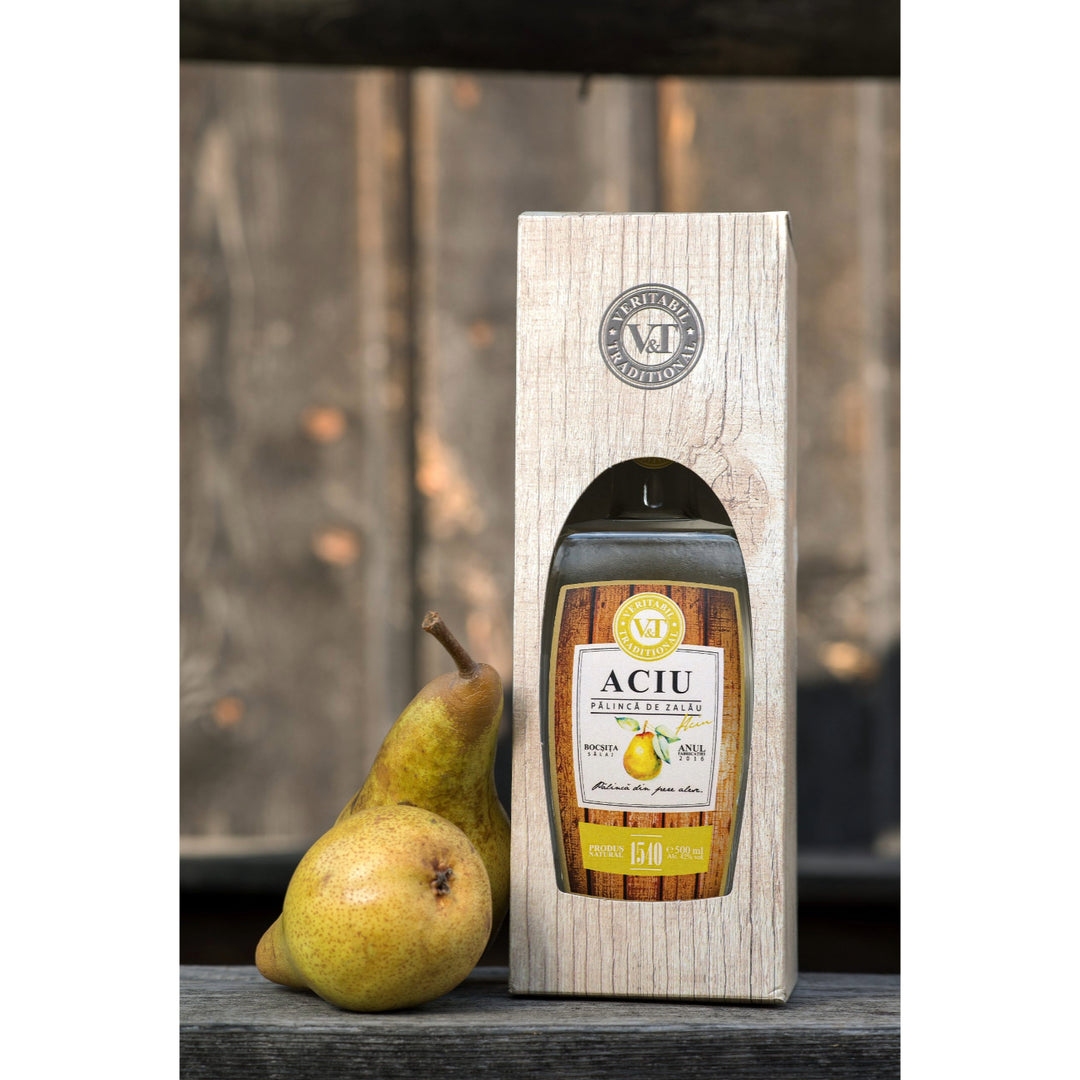 Pear Pălincă 42%, 500ml