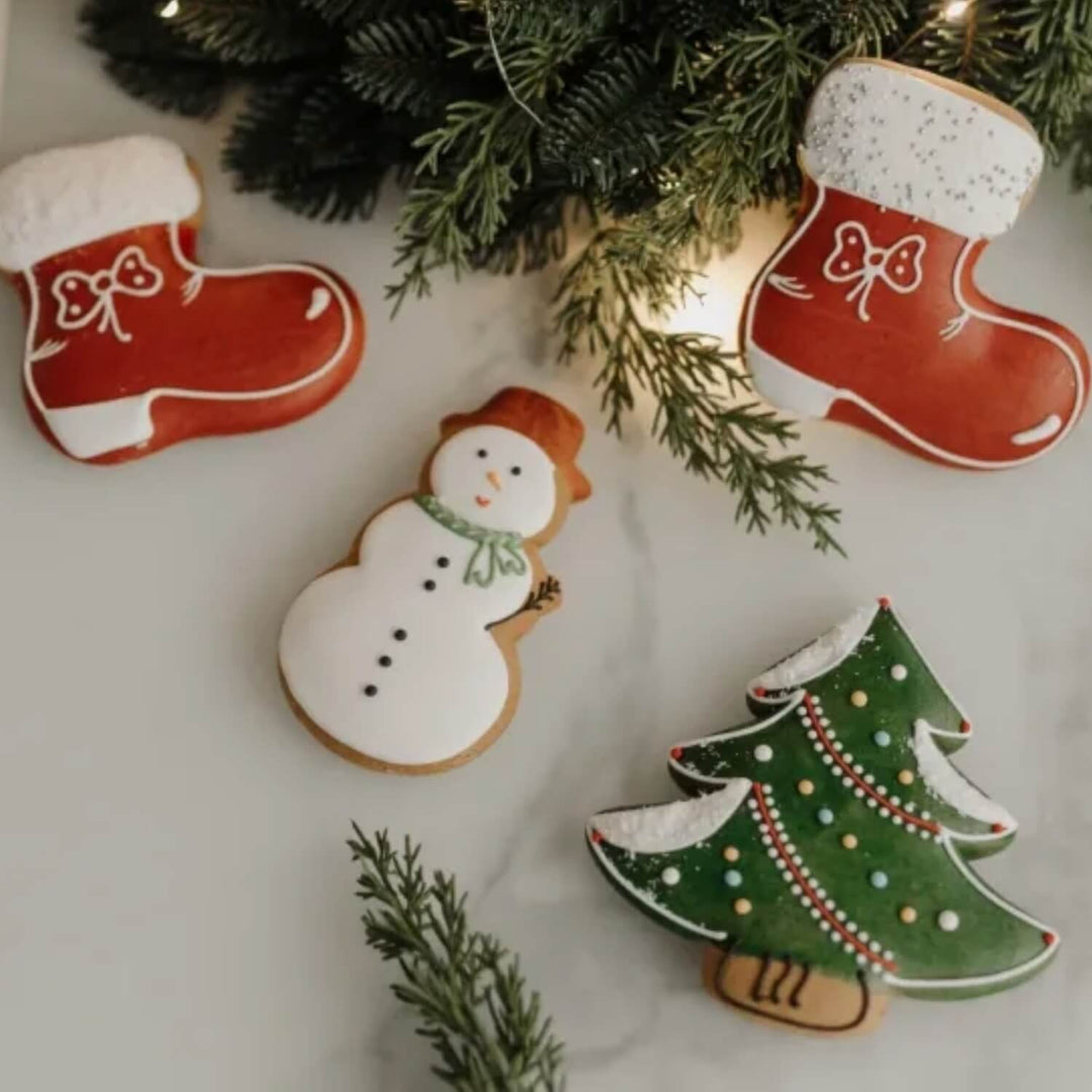 Christmas Snowman Gingerbread 'Turta Dulce'