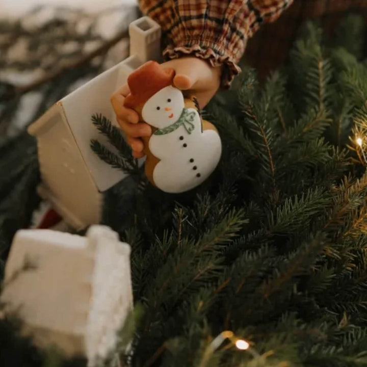 Christmas Snowman Gingerbread 'Turta Dulce'
