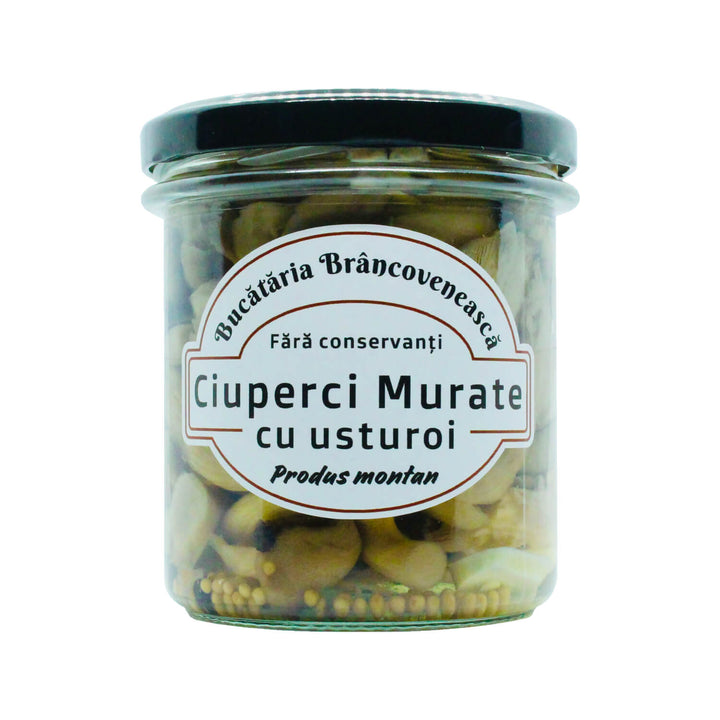 Ciuperci Murate cu Usturoi 370g