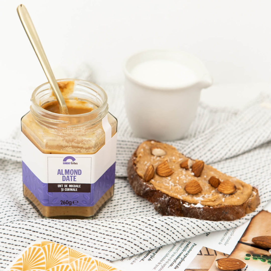 Almond & date butter 260g - De Mana