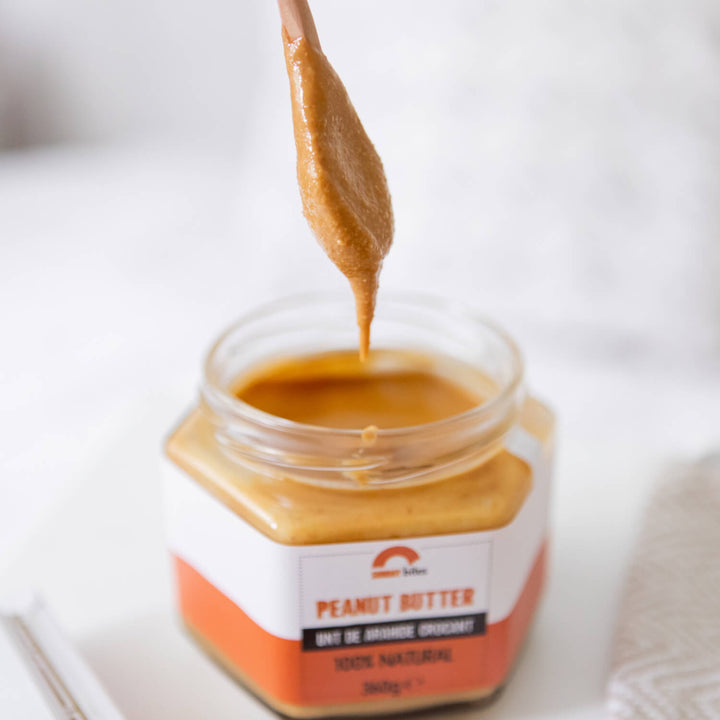 Crunchy peanut butter 360g - De Mana